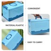 Beaupretty Plastic Storage Box Folding Carry Box Tool Organizer Portable