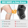Foilswirl 2 Pcs Silicone Patella Knee Band for Basketball Patella