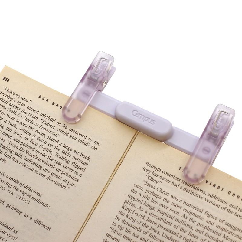 Campus BC-H01G Book Clip, Portable Like a Pen, Green