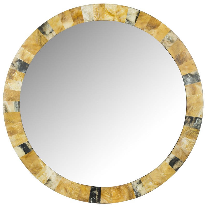 Safavieh Home Collection White Nouveau Wave Mirror