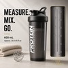 Protein Shaker Bottle, 600 mL Mixing Cup with Mixing Ball,