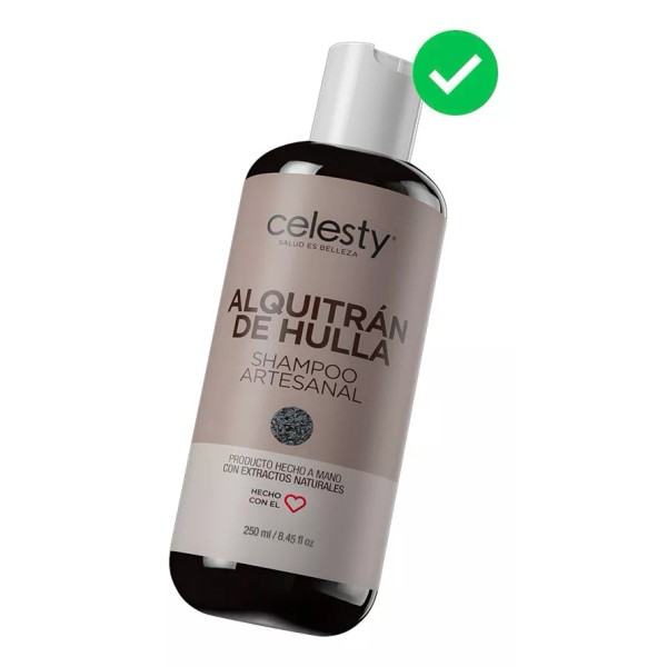 Celesty Kit 14 Shampoo Alquitrán Hulla Control Psoriasis Caspa 250ml