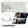 2 PCS Hood Stay Stop Control Cable Set Compatible with