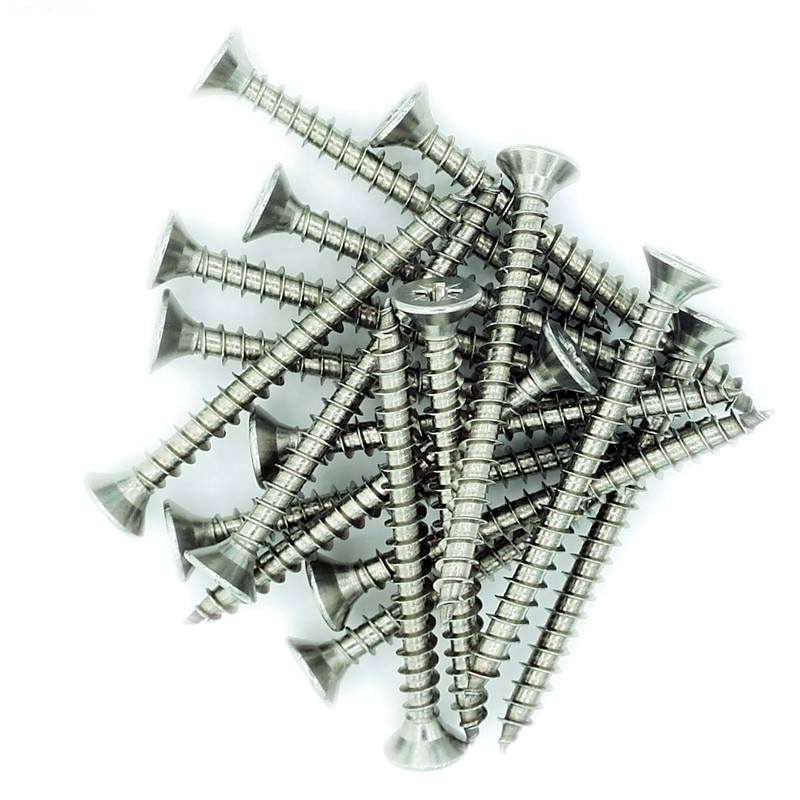 No.4 x 0.5 (3mm x 12mm) Pozi Countersunk Chipboard Screw