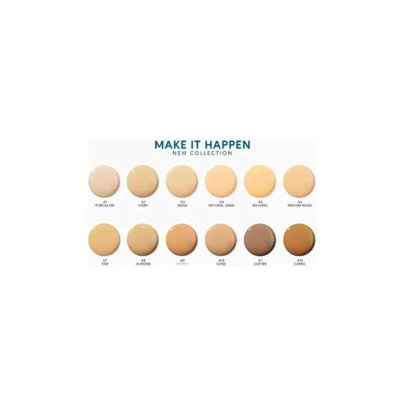 Base de maquillaje Maket It Happen Arantza Cosmetics Tono A10
