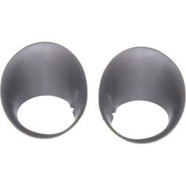 Juego de luces antiniebla para Dodge Ram 1500 2002-2008 / Ram 2500/3500 2003-2009 para conductor y pasajero, bisel | texturizado | certificado DOT | CH2598101 + CH2599101 | 55077239AD + 55000