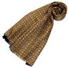Lorenzo Cana - Men's Reversible Scarf Harmonious Colours - Front