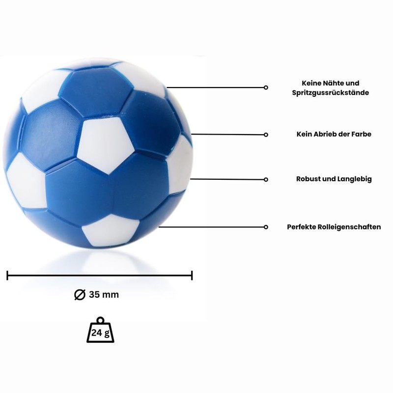 Robertson Winspeed Football Ball by 35 mm Set of 10