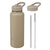 CB Japan Santeco Water Bottle, Sports Bottle, Beige, Direct Drinking