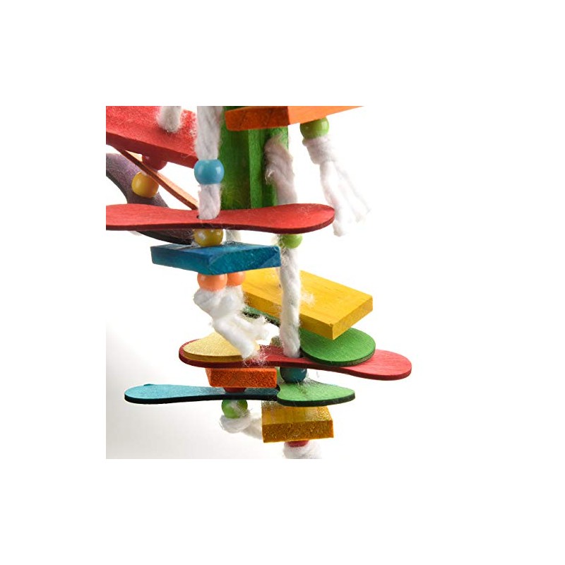 HappyBird Popsicle Cotton Hanger Bird Toy for Parakeets