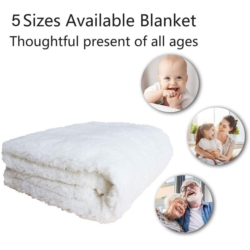 Kids Sports Game Sherpa Blanket Baseball Fleece Throw Blanket Player