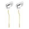 WANGCL 2 Pack Universal Side Mount Toilet Handle Tank Flush