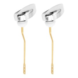 WANGCL 2 Pack Universal Side Mount Toilet Handle Tank Flush Lever Replacement Handle for Most Side Mount Toilets