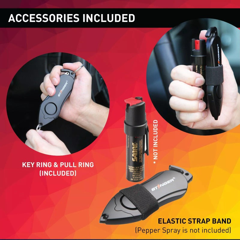 Stinger Personal Security Alarm Emergency Tool, Seat Belt Cutter, Glass
