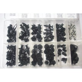 Delta Tronics 121 Pieces Honda Cars Body Shop Retainers and Clips Kit