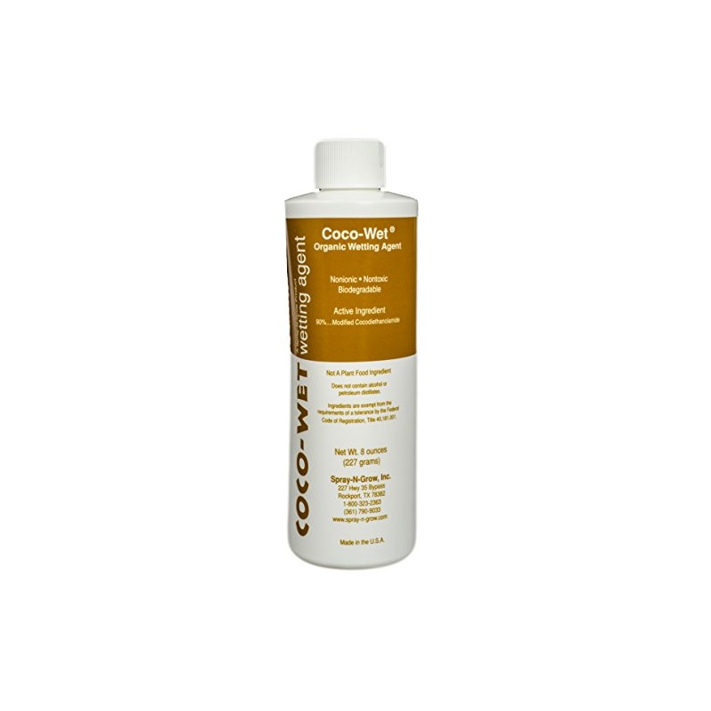 Spray-N-Grow COCO8 Coco Wet Organic Wetting Agent, 8-Ounce
