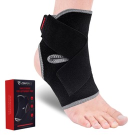 COMFORCE Ankle Brace for Right and Left, Adjustable Ankle Brace, Ankle Brace for Achilles Tendon, Pantar Fasciitis, Heel Spurs