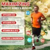 Calcium Citrate Gummies - 1200mg Calcium Gummies with Magnesium Zinc
