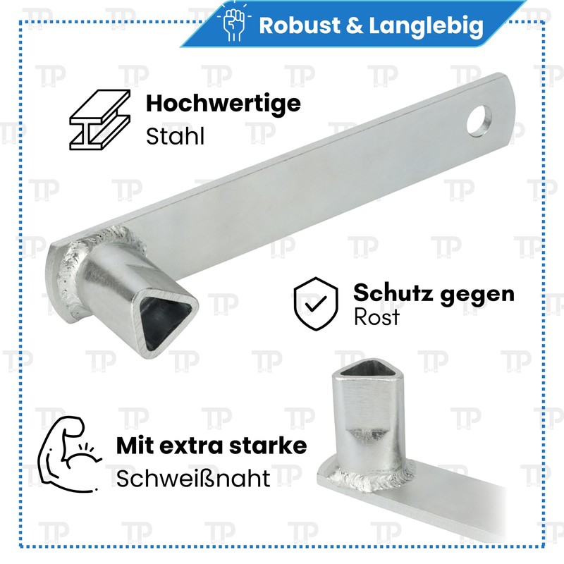 TP Europe Triangular key - diameter 19 mm - M12