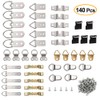 KUUQA 140 Pcs Picture Hangers Kit Photo Frame Hanging Hooks