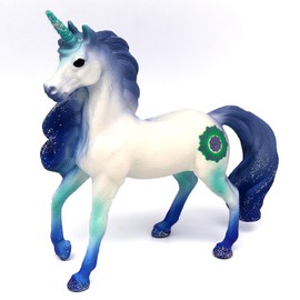 Doyomtoy Unicorn Toy Figure Sea Unicorn Family, Rainbow Unicorn, Mythical Pegasus Unicorn Model Magic Energy Creature Solid Coloured Unicorn