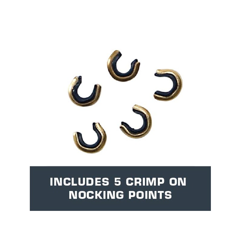 Allen Company 5-Pack Bowstring Nock Set for Recurve and Compound
