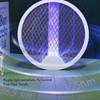 2 in 1 Electric Fly Swatter Rotatable Fly Killer Light