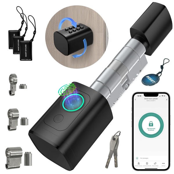 AVATTO Smart Door Lock with Fingerprint and Password for 60-90