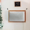 HOXHA 2 Pack Indoor Air Conditioner Cover for Window Units,