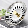 RIBHNXHI 304 Stainless Steel Sink Strainer Plug 79mm, Rust-Proof Kitchen