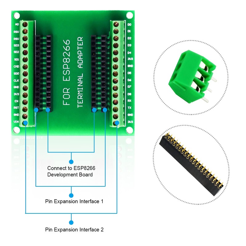 KeeYees Pack of 2 Expansion Card Kits GPIO 1 in