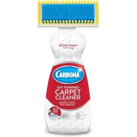 Carbona Carpet Cleaner with Brush | Oxy-Powered Foam for Spot Stain Removal | 13.5 Fl Oz