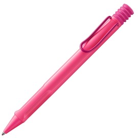 Lamy Safari Neon Pink Ballpoint Pen - Timeless Classic Ballpoint Pen with Ergonomic Grip and Robust ASA Plastic - Includes Large Refill M 16 in Line Width M in Black