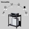 Curtainboro 2 Tier PC Tower Stand, Height Adjustable Computer Tower