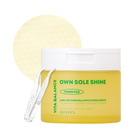 Eunyul EUNYUL Vita Balance Own Sole Shine Toner Pad 70 Pads & Facial Exfoliating Pads & Korean Skincare & Toner Pads