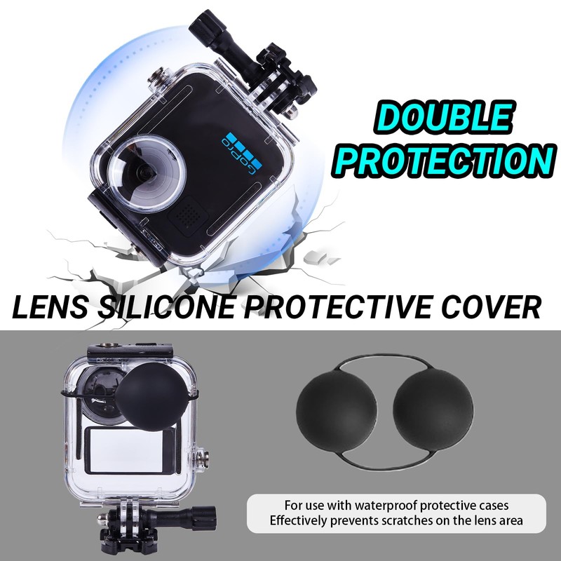 Waterproof Housing Case for Gopro Max 360 2025 Action Camera,