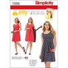 Simplicity 1356 Easy to Sew Women's Reversible Wrap Dress Sewing
