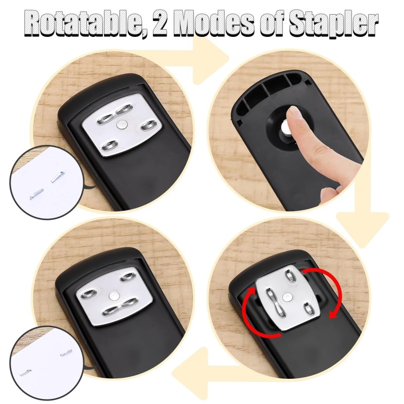 Symdromia 13-in-1 Desk Organizer Set Black - Stapler, Pen Holder,