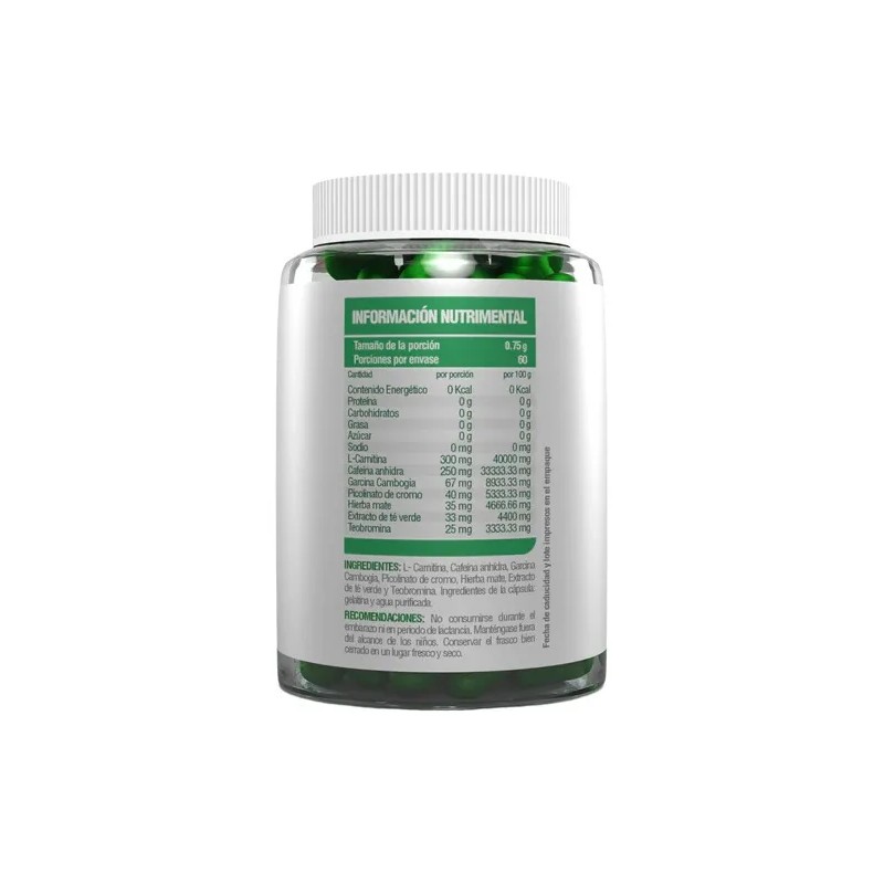Termognico Deportivo Lipo Shred Cpsulas FSB Sin Sabor 60 Unidades