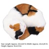 Fur Cat Figurine Simulation Innovative Hand Crafted Cute Fur Cat
