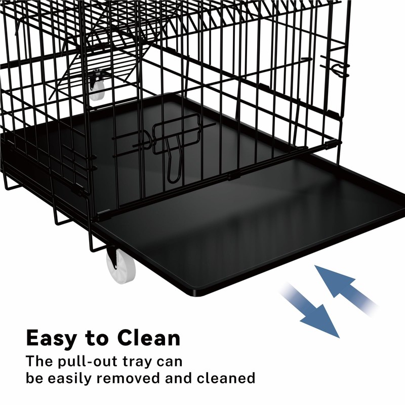 STILLCOVE 3-Tier Cat Cage Indoor: Medium Cat Enclosure Pet Playpen