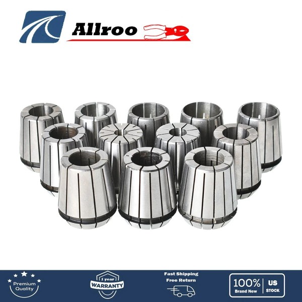 ALL-CARB 12Pcs ER40 Spring Collets Size 1/8 3/16 1/4 5/16