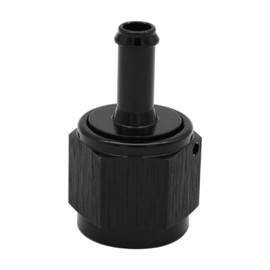 KRD PERFORMANCE Aluminum Straight 10AN Female Swivel to 5/16" Push on Hose Barb Fitting Adapter Alloy Black
