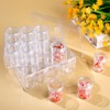 Xinnun 4 Pcs Bead Organizer Transparent Embroidery Bead Storage Containers
