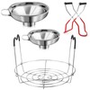Cedilis 4 Pieces Canning Kit, 1PC Canning Rack+ 1PC Canning