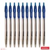 NATARAJ Snappy Ballpoint Pens, Retractable, BLUE, 0.7mm Fine Point, Pack