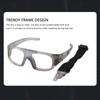 Basketball Football ExplosionProof Safety Glasses Sports Eye Protective Glasses(Gray )
