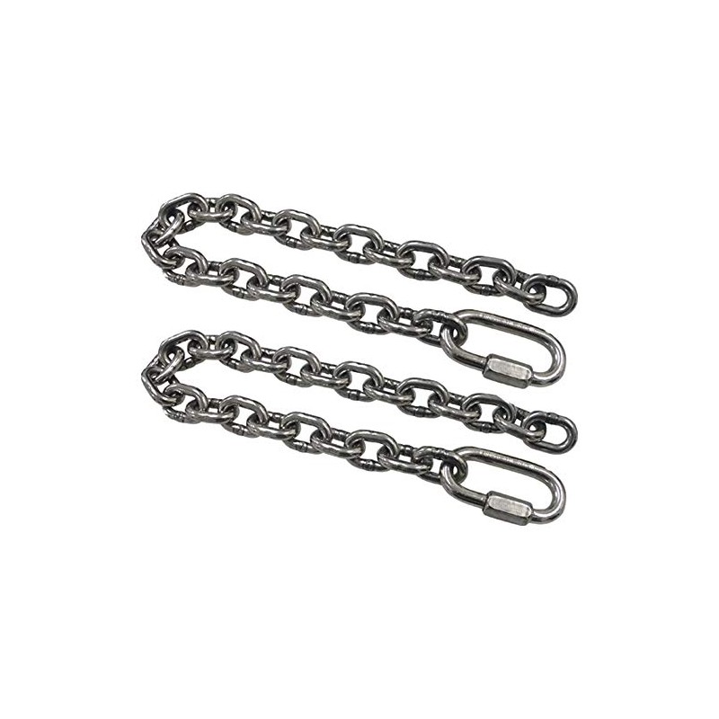 SeaSense Stainless Steel Safety Chain 5/16-Inch x 24-Inch with Quick