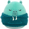 Squishmallows Original 7.5-Inch Nastia the Capybara with a Wooly Hoodie