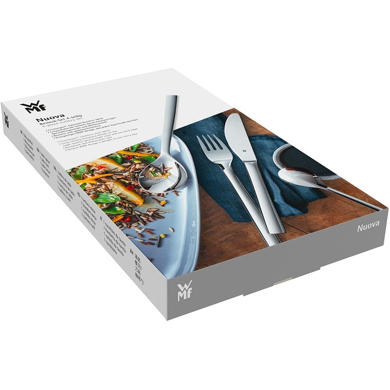 ID WMF Nuova Cutlery Set 4-Piece Stainless Steel with Box